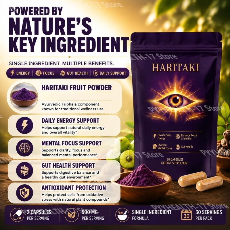 HARITAKI Capsules for Daily En - Herbal Tea recension och pris