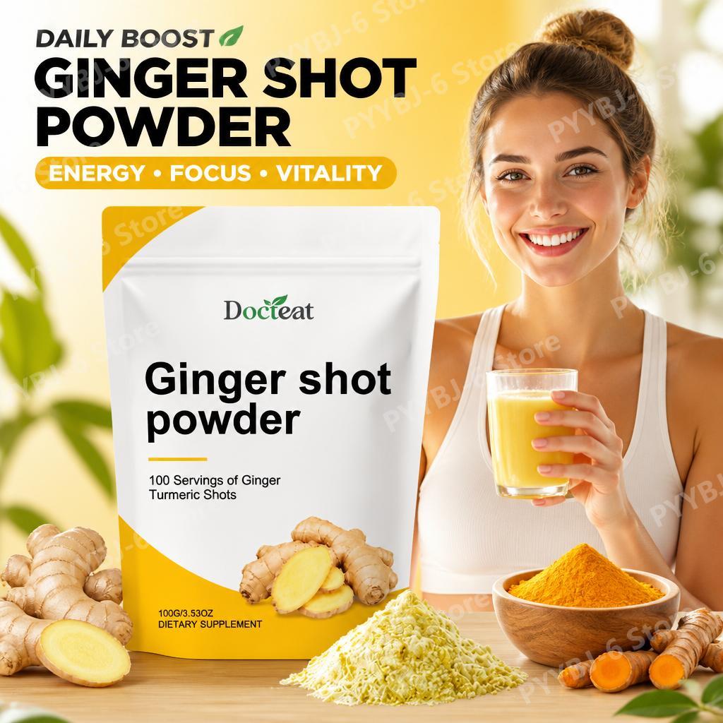 Docteat Ginger Shot Powder Vit - Ginger Tea recension och pris