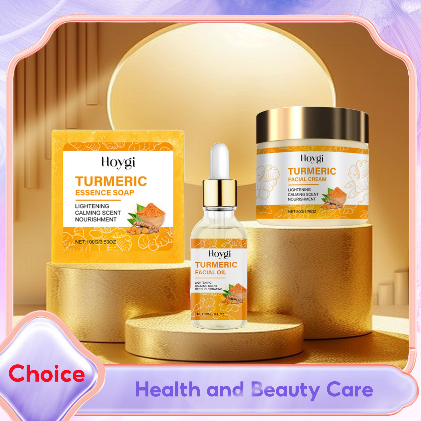 Turmeric Skincare Set Body Soa - Turmeric recension och pris