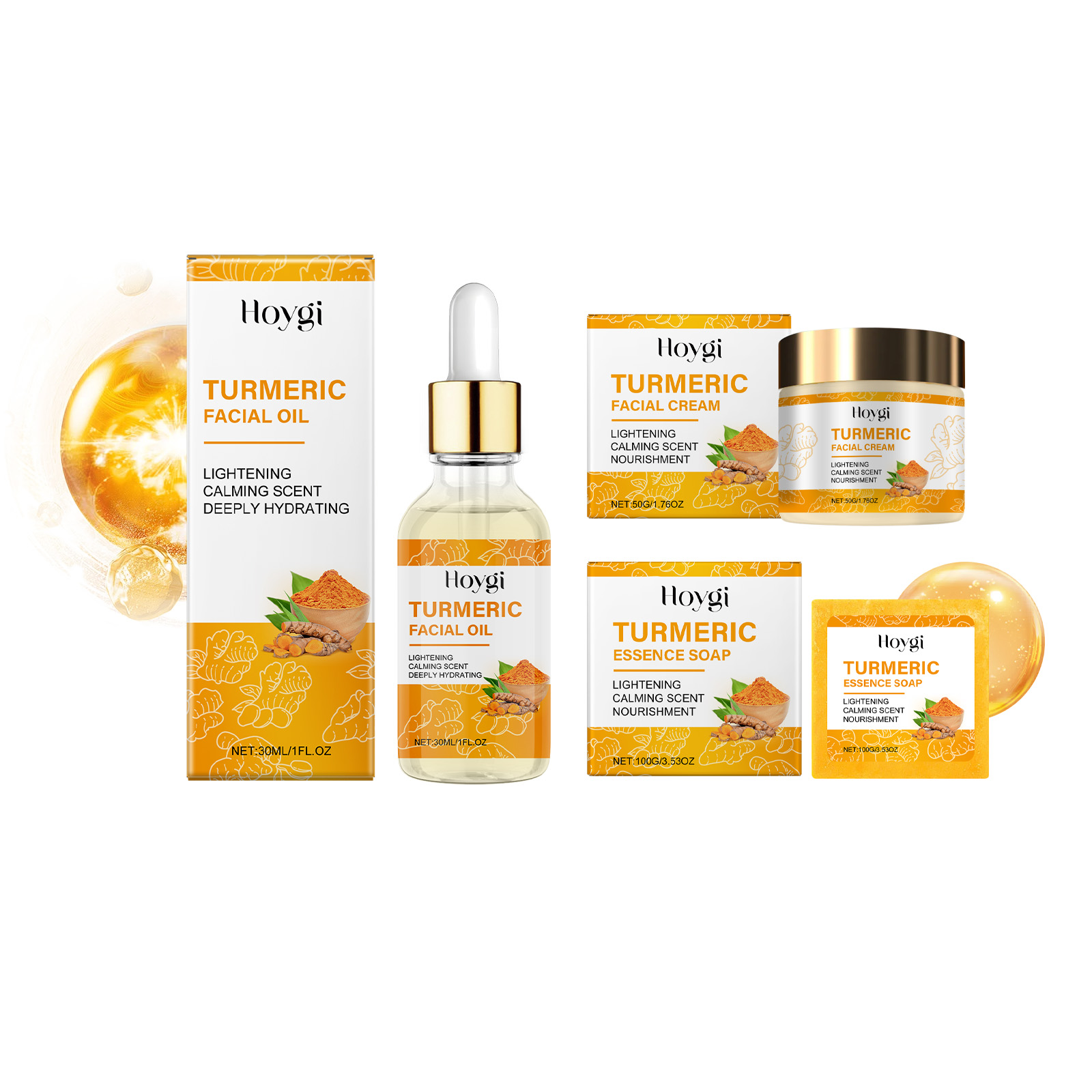 Turmeric Skincare Set Body Soa - Turmeric recension och pris