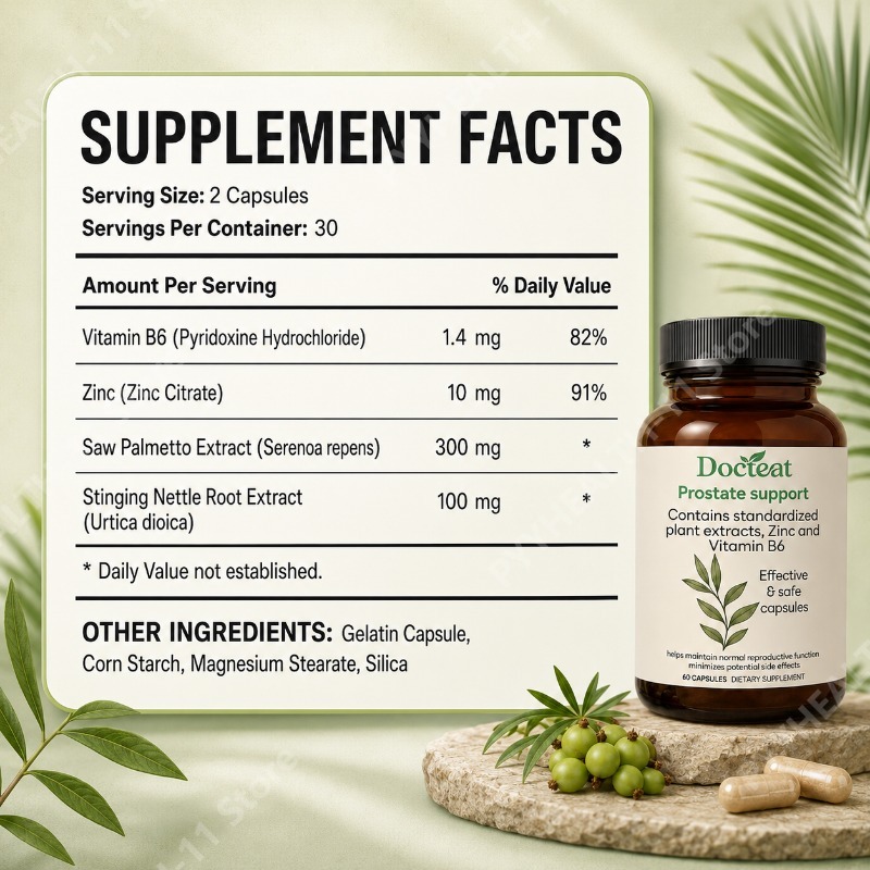 Saw Palmetto Capsules with Net - Herbal Supplement recension och pris