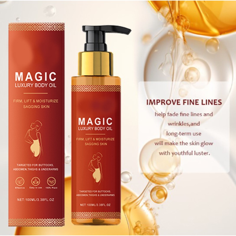 100ml Magic Luxury Body Oil De - Ginger Tea recension och pris