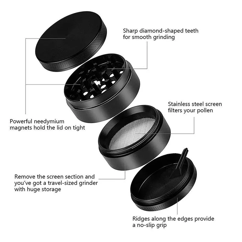 Mini Herb Grinders Metal for S - Dried Herbs recension och pris