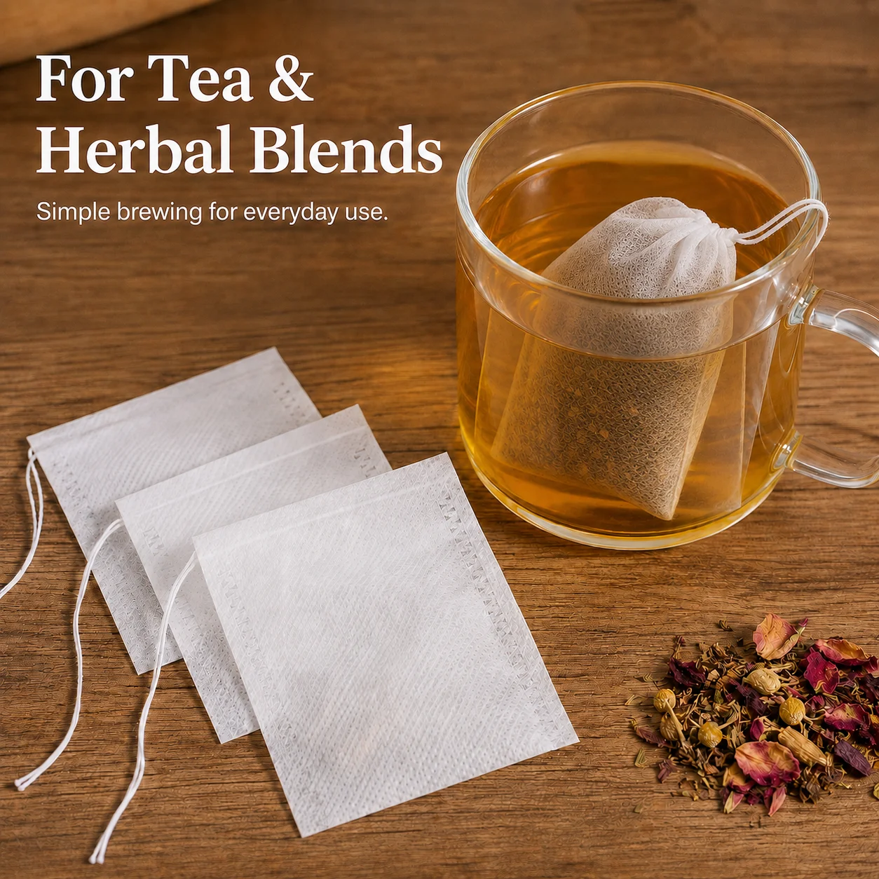 100PCS Disposable Drawstring T - Herbal Tea recension och pris
