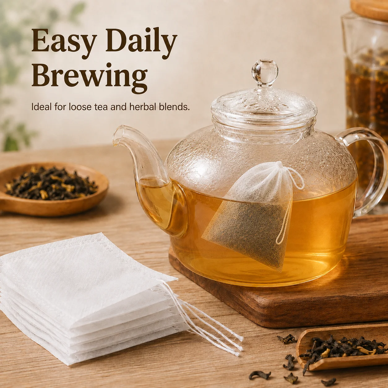 100PCS Disposable Drawstring T - Herbal Tea recension och pris