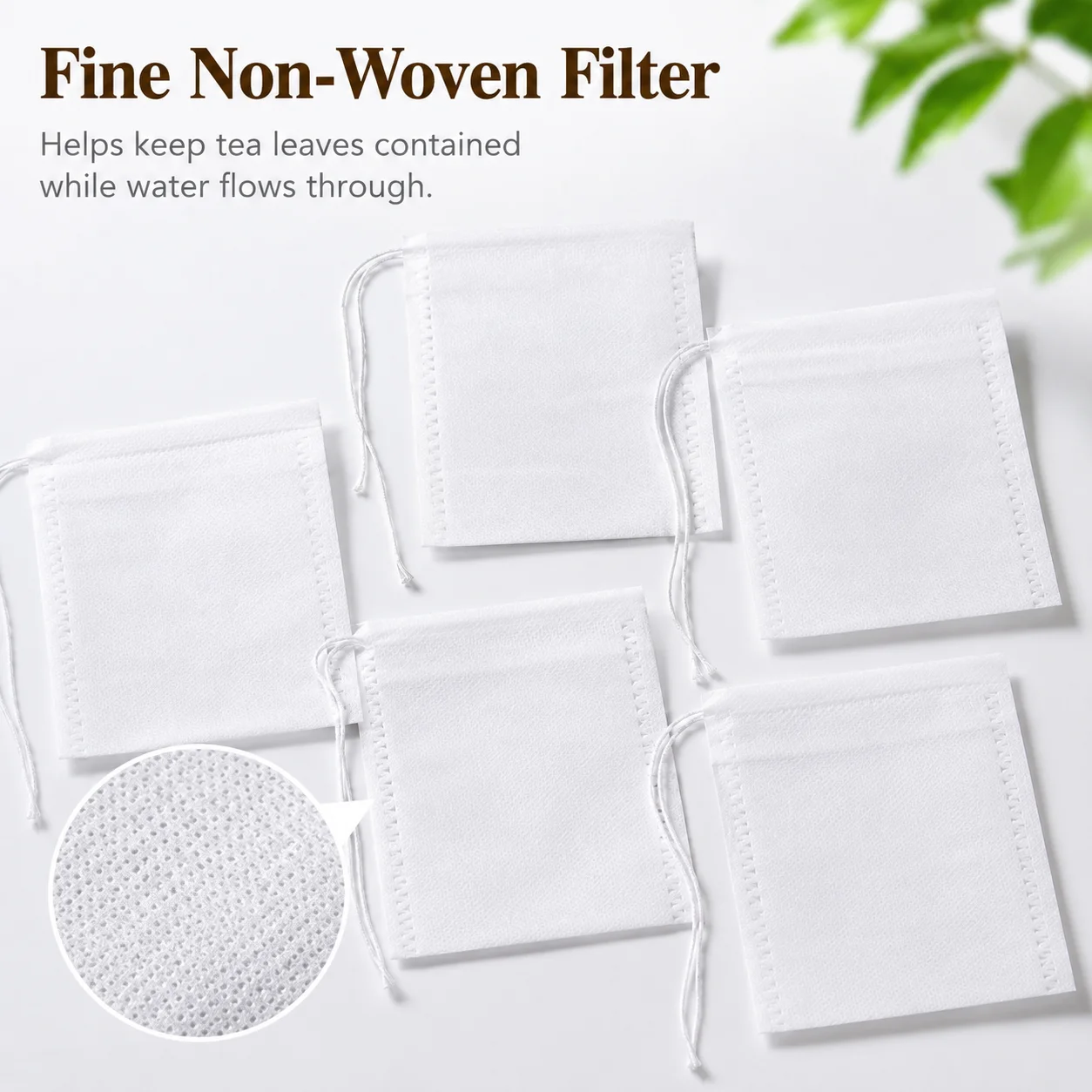 100PCS Disposable Drawstring T - Herbal Tea recension och pris